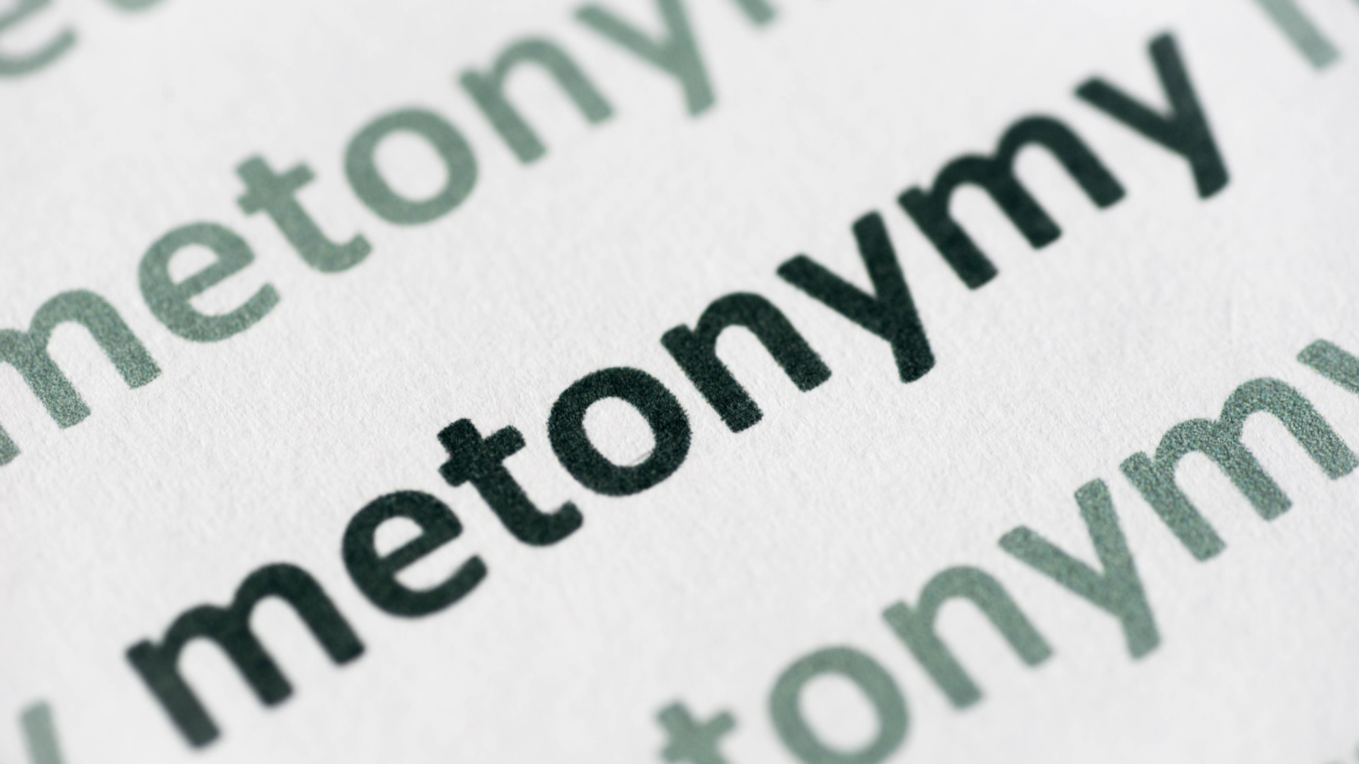 Metonymie, Stilmittel, Rhetorik